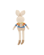 Patti Oslo Bonnie Bunny Soft Toy - Rainbow Stripe | Patti Oslo x the Bonniemob