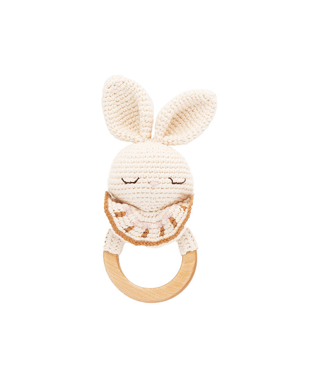 Patti Oslo Bonnie the Bunny Teething Ring | with bell Teething Rings & Rattles & Baby Gym Toys