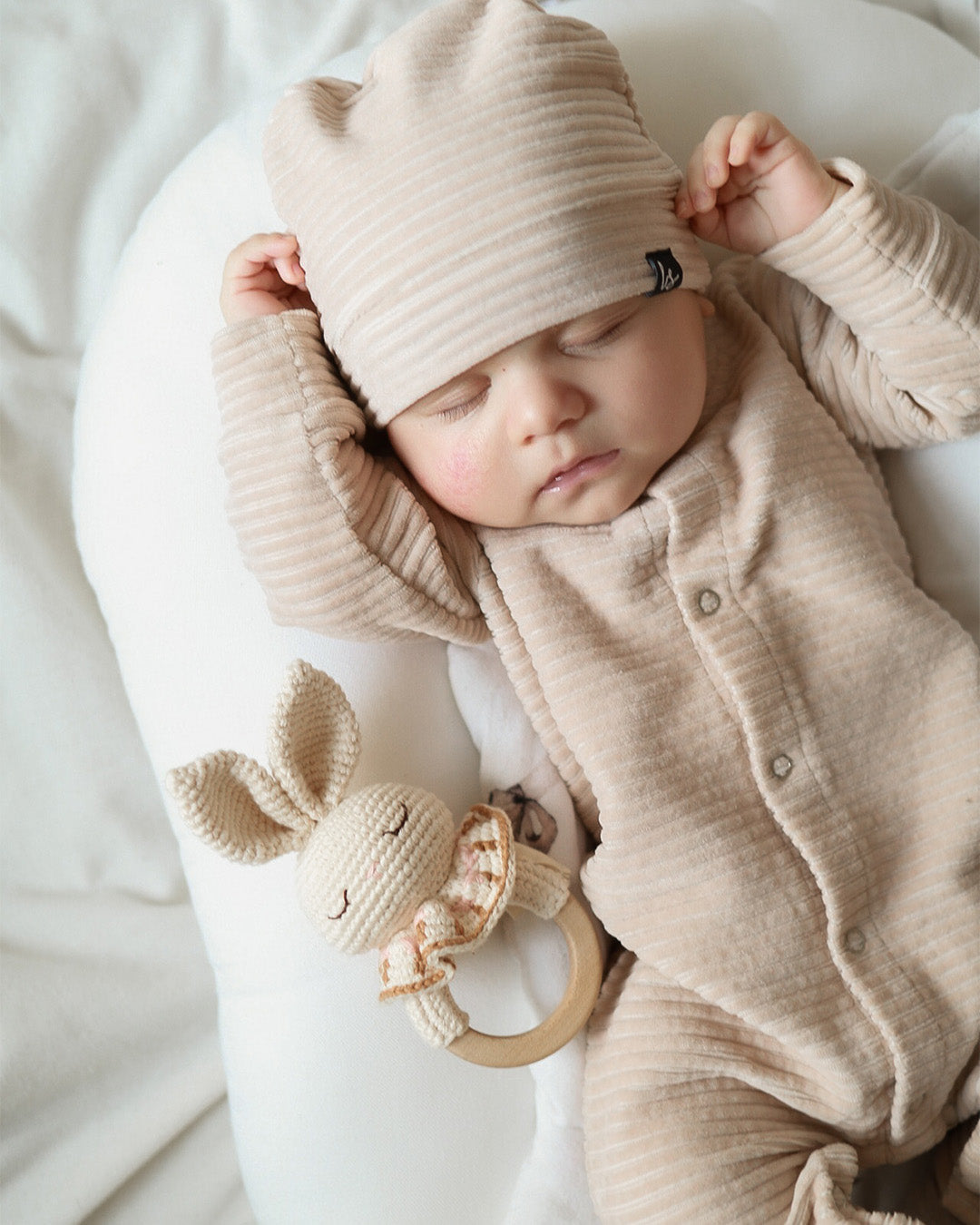 Patti Oslo Bonnie the Bunny Teething Ring | with bell Teething Rings & Rattles & Baby Gym Toys