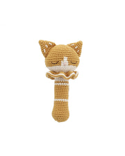 Patti Oslo Chloe the Cat Rattle | with bell Teething Rings & Rattles & Baby Gym Toys