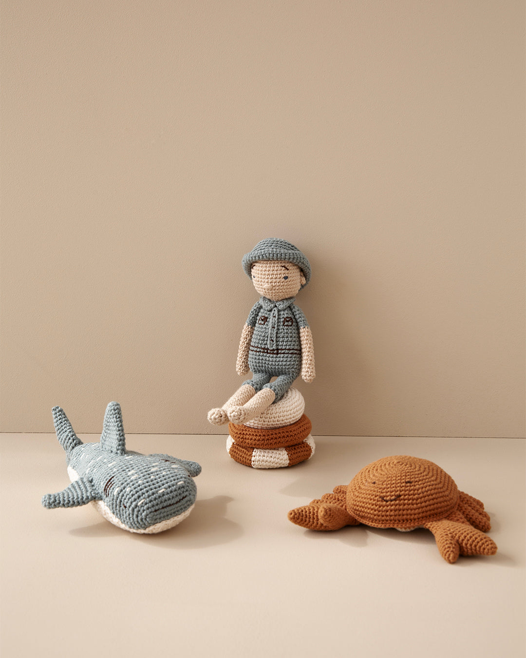 Patti Oslo Crab Soft Toy Patti Oslo x Kon-Tiki Museum Organic Soft Toys