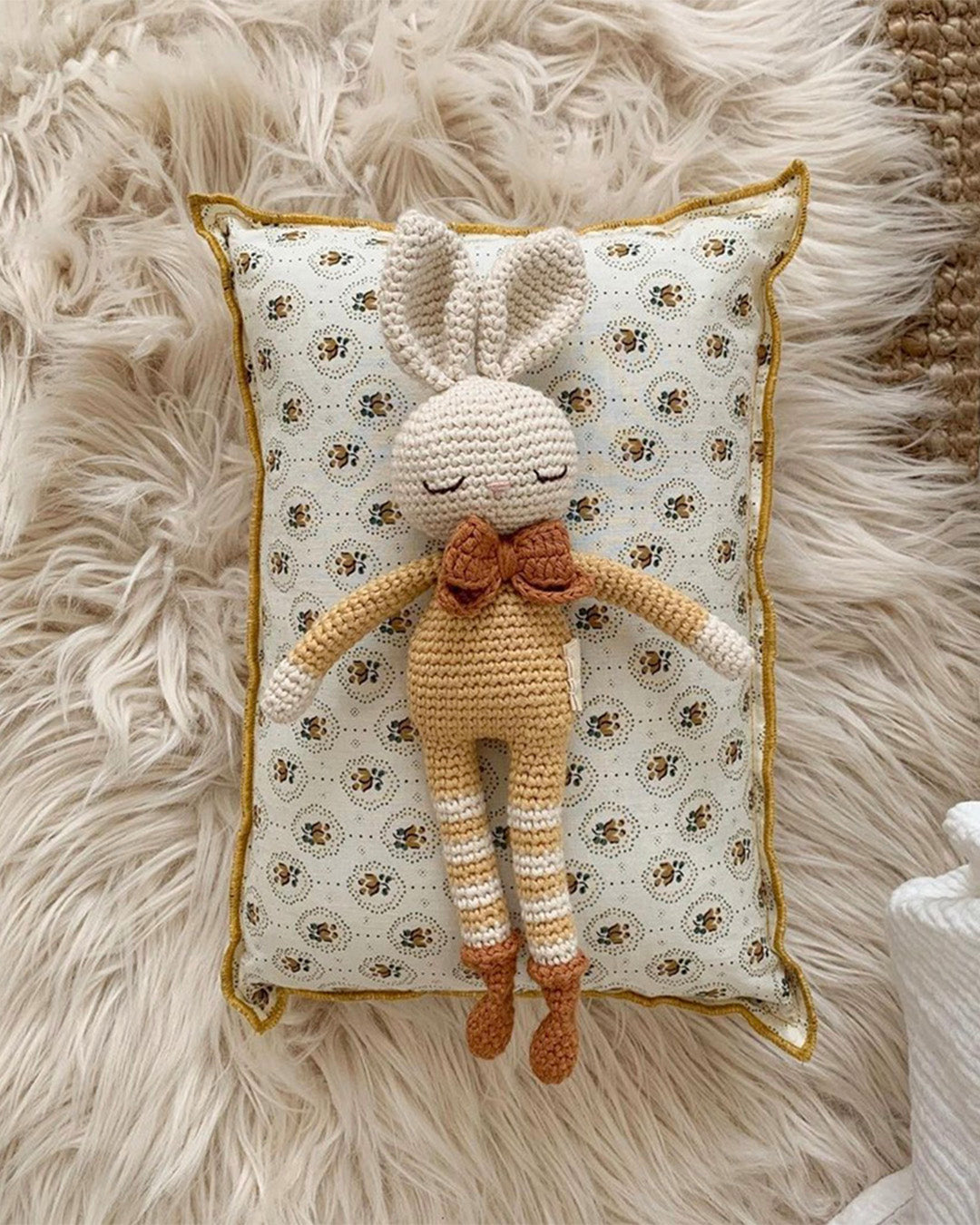 Patti Oslo Easter the Bunny | yellow mellow Organic Soft Toys