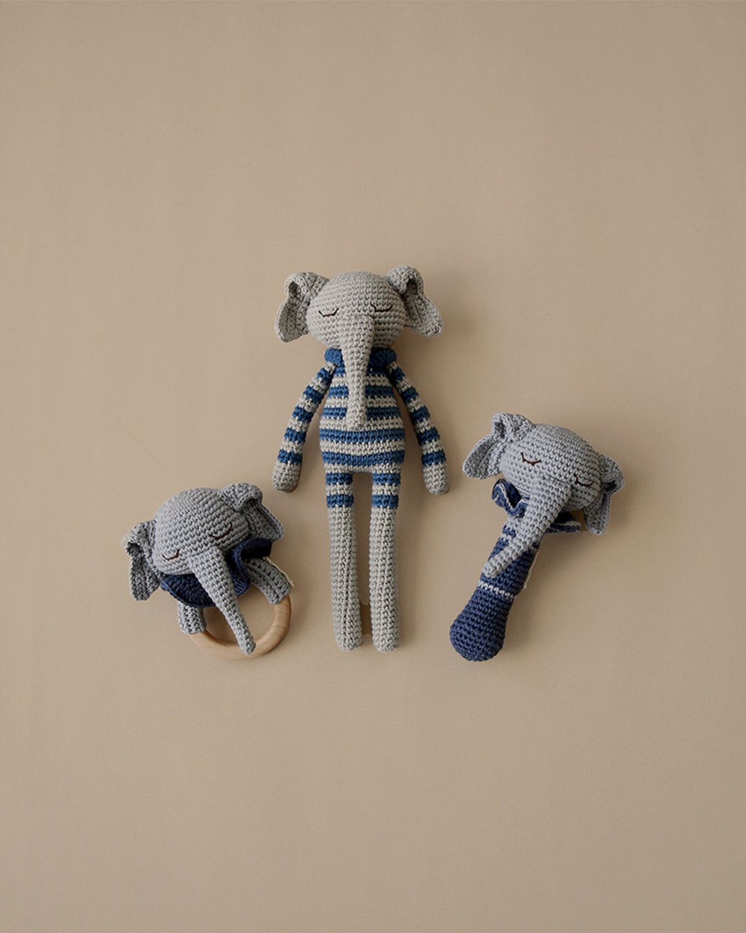 Patti Oslo Ellie the Elephant Rattle | with bell Teething Rings & Rattles & Baby Gym Toys