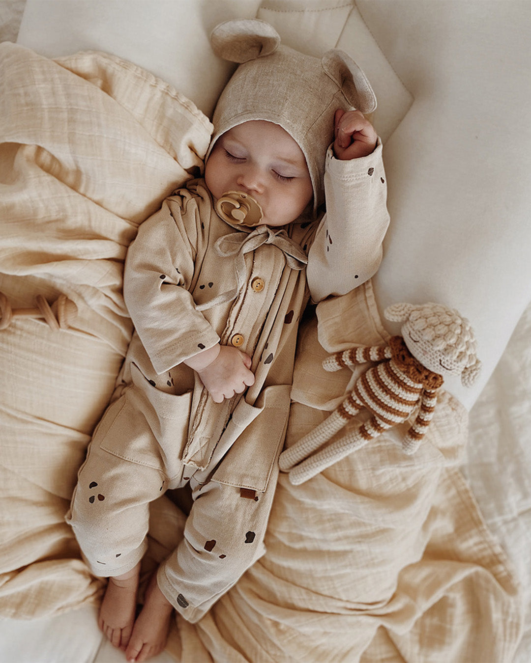 Patti Oslo Lea Lamb | caramel Organic Soft Toys