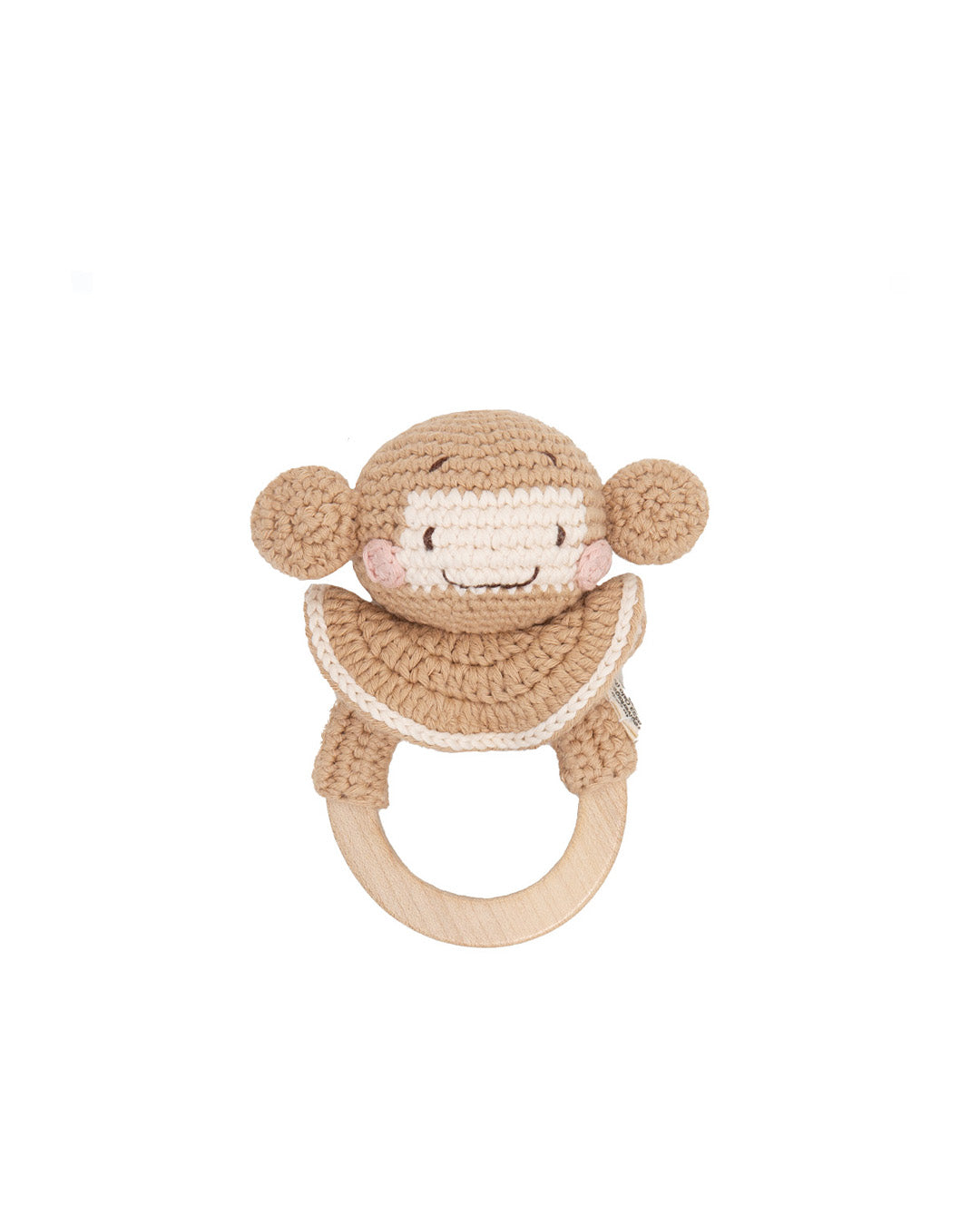 Patti Oslo Marius the Monkey Teething Ring Teething Rings & Rattles & Baby Gym Toys