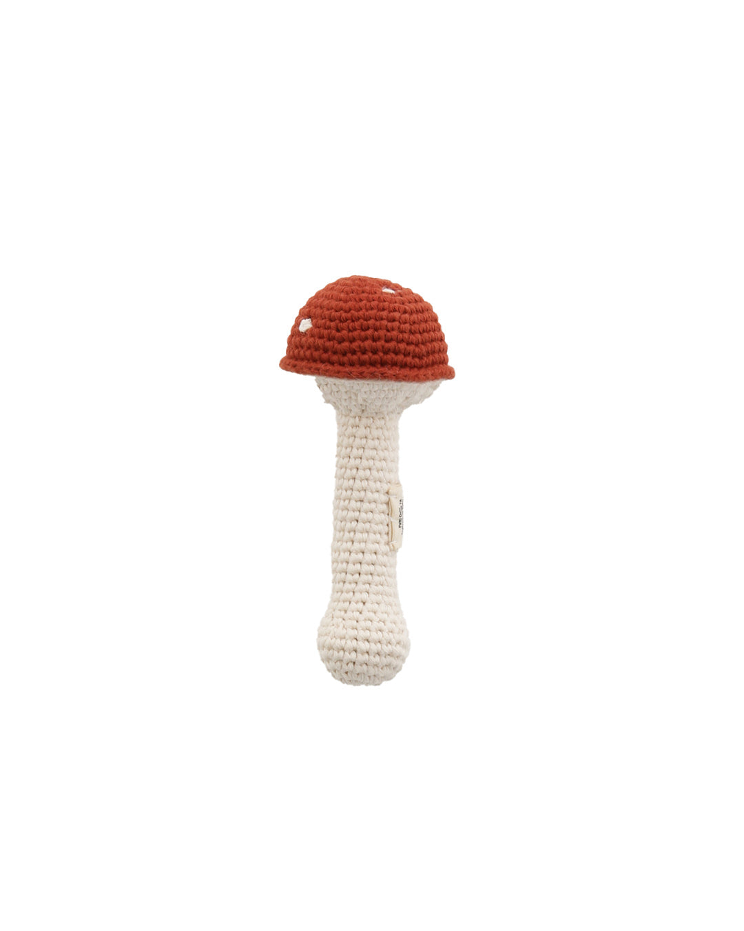 Patti Oslo Mushroom Rattle sienna | with bell Teething Rings & Rattles & Baby Gym Toys