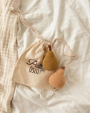 Patti Oslo Pear Rattle | with bell Teething Rings & Rattles & Baby Gym Toys