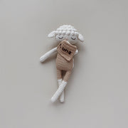 Patti Oslo Personalised Personalised Lamb I swimsuit beige Organic Soft Toys
