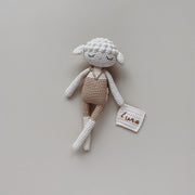 Patti Oslo Personalised Personalised Lamb I swimsuit beige Organic Soft Toys