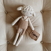 Patti Oslo Personalised Personalised Lamb I swimsuit beige Organic Soft Toys