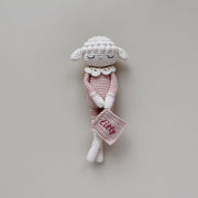 Patti Oslo Personalised Personalised Lilli Lamb I rosa Organic Soft Toys