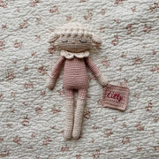 Patti Oslo Personalised Personalised Lilli Lamb I rosa Organic Soft Toys