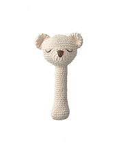 Patti Oslo Polar Bear Rattle | with bell Teething Rings & Rattles & Baby Gym Toys