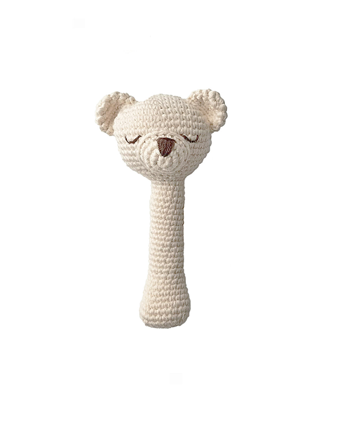 Patti Oslo Polar Bear Rattle | with bell Teething Rings & Rattles & Baby Gym Toys