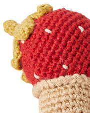 Patti Oslo Strawberry Ice Cream Rattle Teething Rings & Rattles & Baby Gym Toys