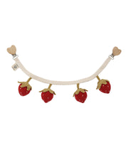 Patti Oslo Strawberry Pram Chain | with bell Music Mobiles & Pram Chains