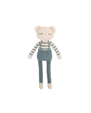 Patti Oslo Teddy | blue Organic Soft Toys