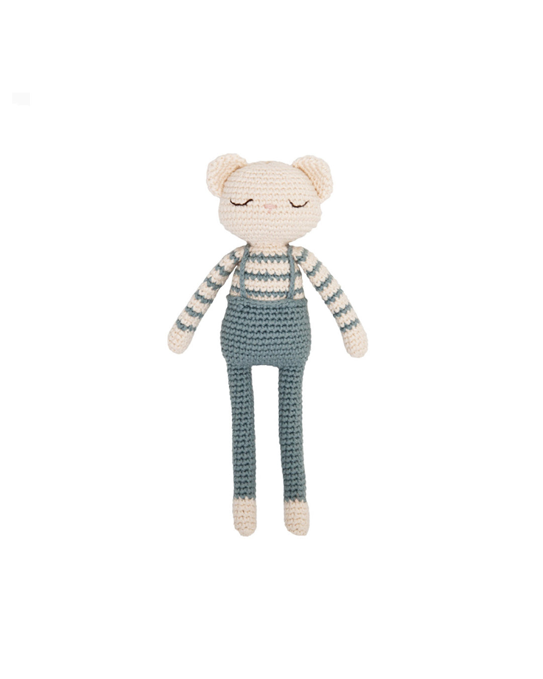 Patti Oslo Teddy | blue Organic Soft Toys