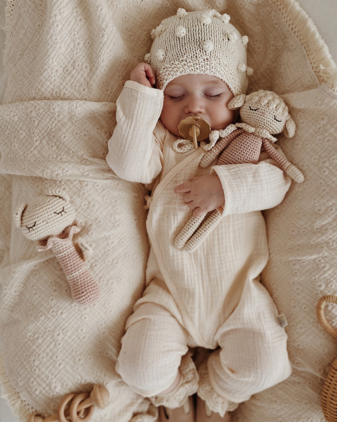 Patti Oslo Tiffani the Teddy Rattle | with bell Teething Rings & Rattles & Baby Gym Toys