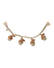 Patti Oslo Acorn Pram Chain | caramel Music Mobiles & Pram Chains