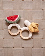 Patti Oslo Banana Teething Ring | with bell Teething Rings & Rattles & Baby Gym Toys