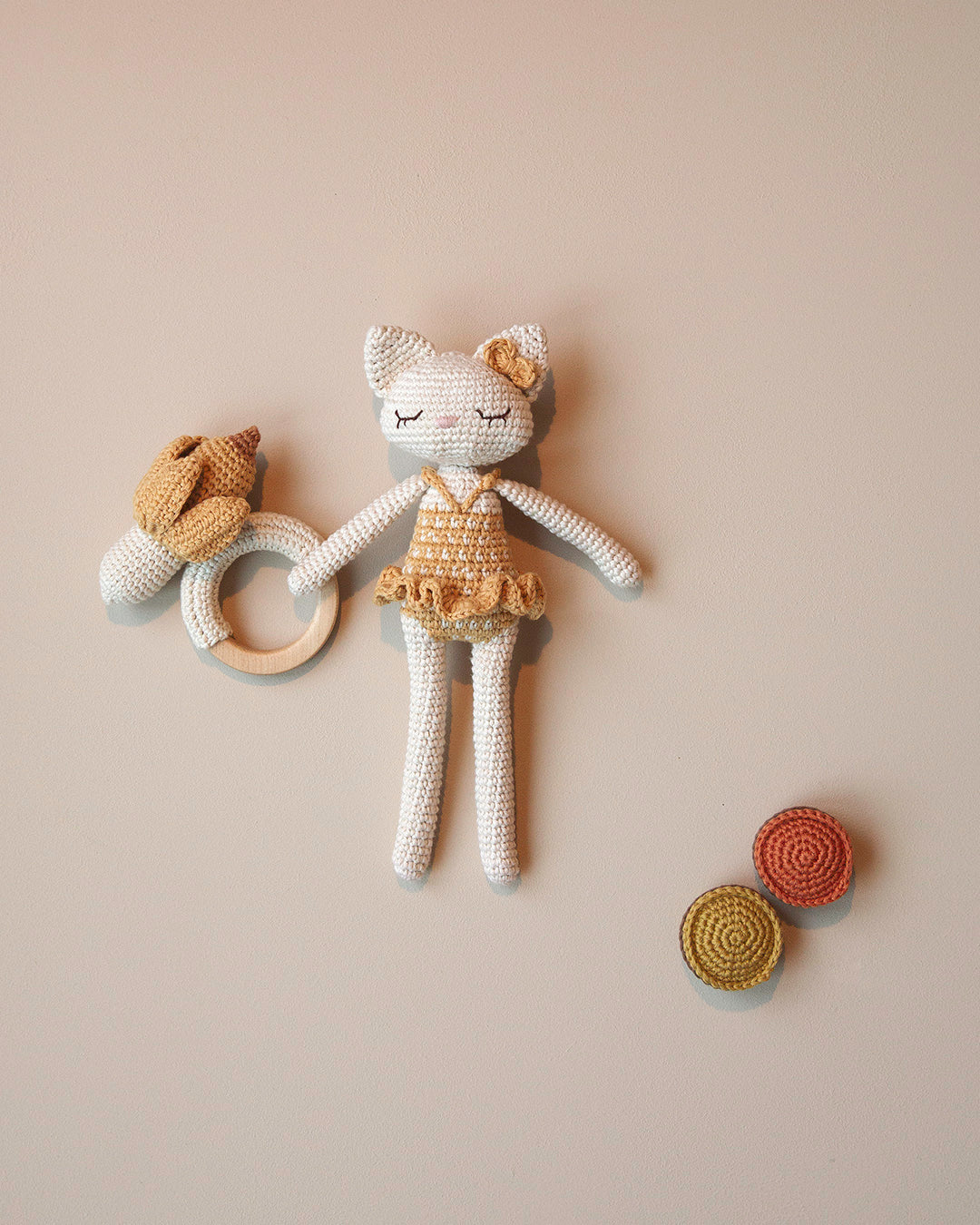 Patti Oslo Banana Teething Ring | with bell Teething Rings & Rattles & Baby Gym Toys