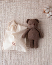 Patti Oslo Bear | Wool – cocoa Organic Soft Toys