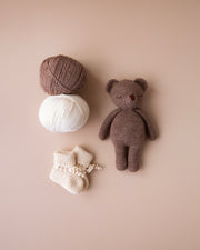 Patti Oslo Bear | Wool – cocoa Organic Soft Toys