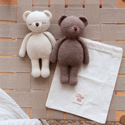 Patti Oslo Bear | Wool – cocoa Organic Soft Toys