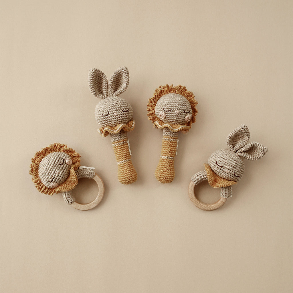 Patti Oslo Beti the Bunny Teething Ring | with bell Teething Rings & Rattles & Baby Gym Toys