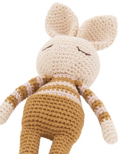 Patti Oslo Birgitte Bunny | pink striped sweater Organic Soft Toys