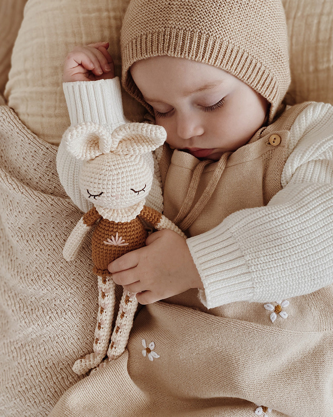 Patti Oslo Bonnie Bunny | rosa flower tights Organic Soft Toys
