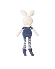Patti Oslo Britney Bunny Cherry Blossom I indigo blue Organic Soft Toys
