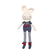 Patti Oslo Britney Bunny Cherry Blossom I indigo blue Organic Soft Toys