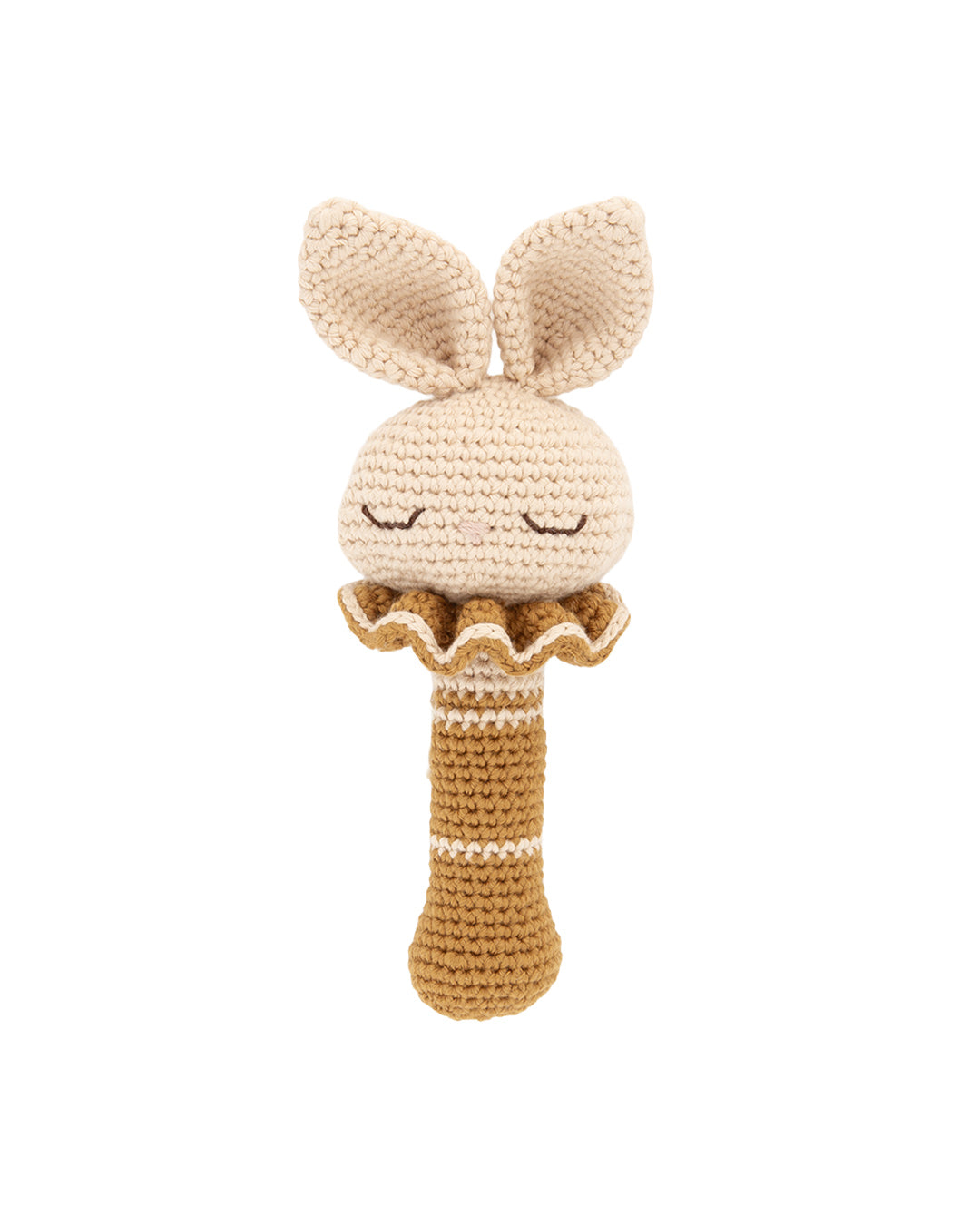 Patti Oslo Britney the Bunny Rattle I ecru Teething Rings & Rattles & Baby Gym Toys