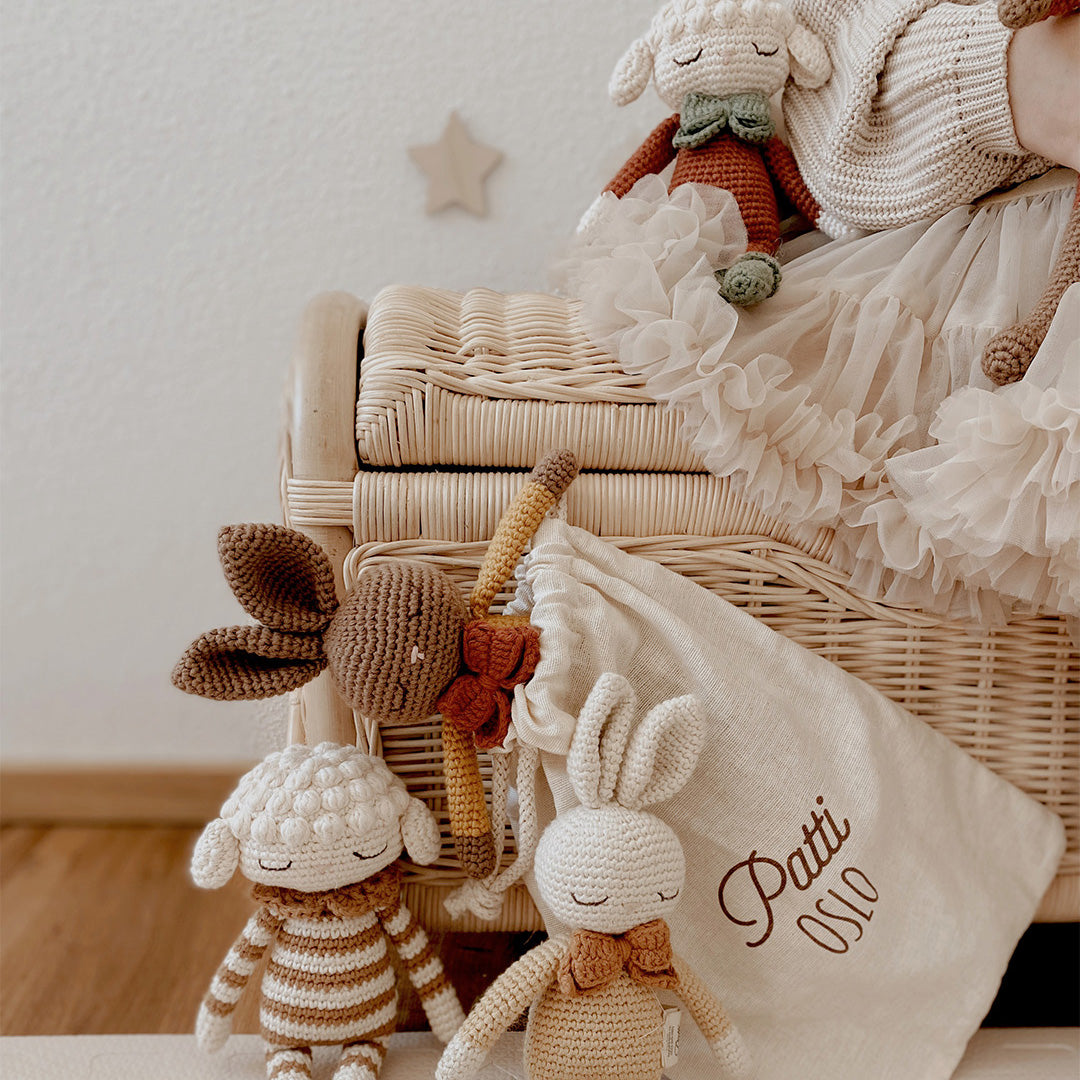 Patti Oslo Britta Bunny I ochre Organic Soft Toys