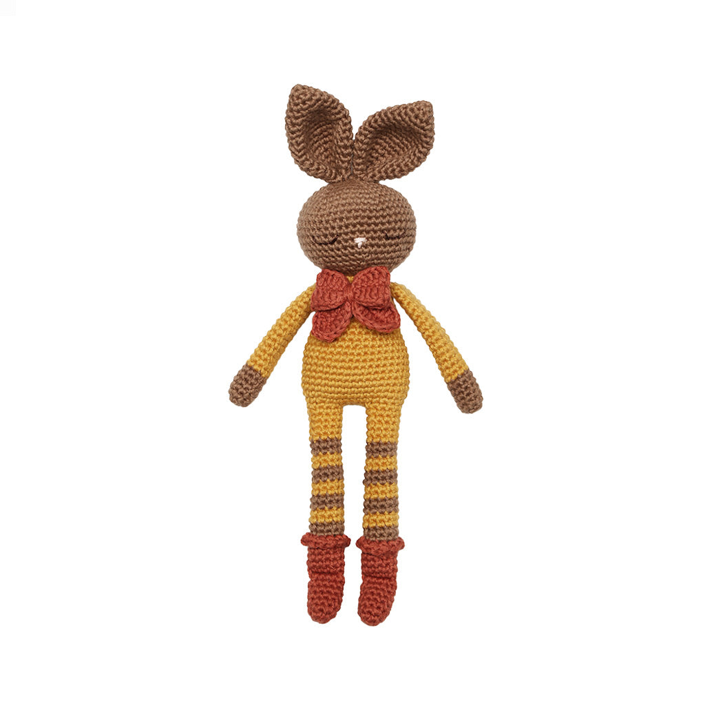 Patti Oslo Britta Bunny I ochre Organic Soft Toys