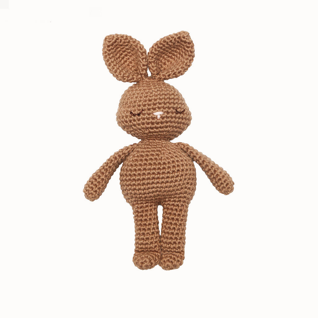 Patti Oslo Bunny Mini Collection I brown Organic Soft Toys