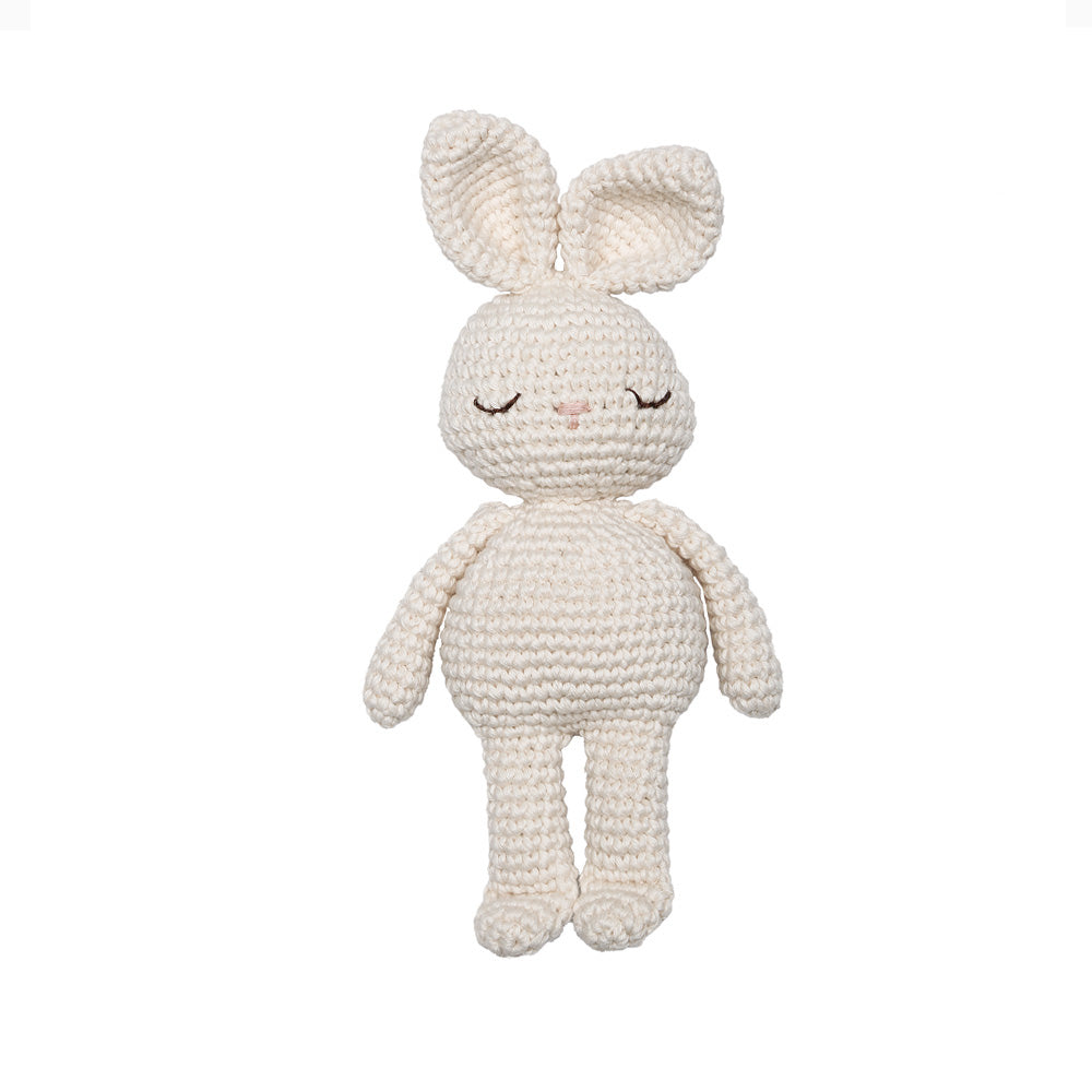 Patti Oslo Bunny Mini Collection I cream Organic Soft Toys