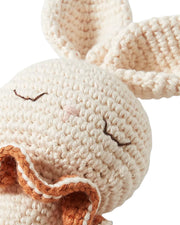 Patti Oslo Bunny Rattle | terracotta with bell Teething Rings & Rattles & Baby Gym Toys