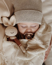 Patti Oslo Bunny | terracotta Organic Soft Toys