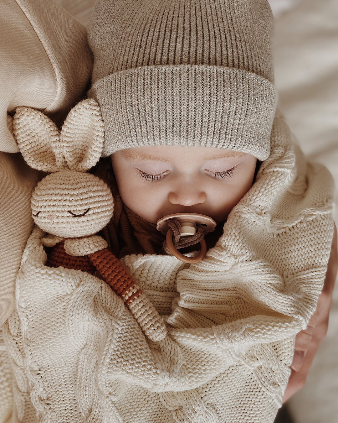 Patti Oslo Bunny | terracotta Organic Soft Toys