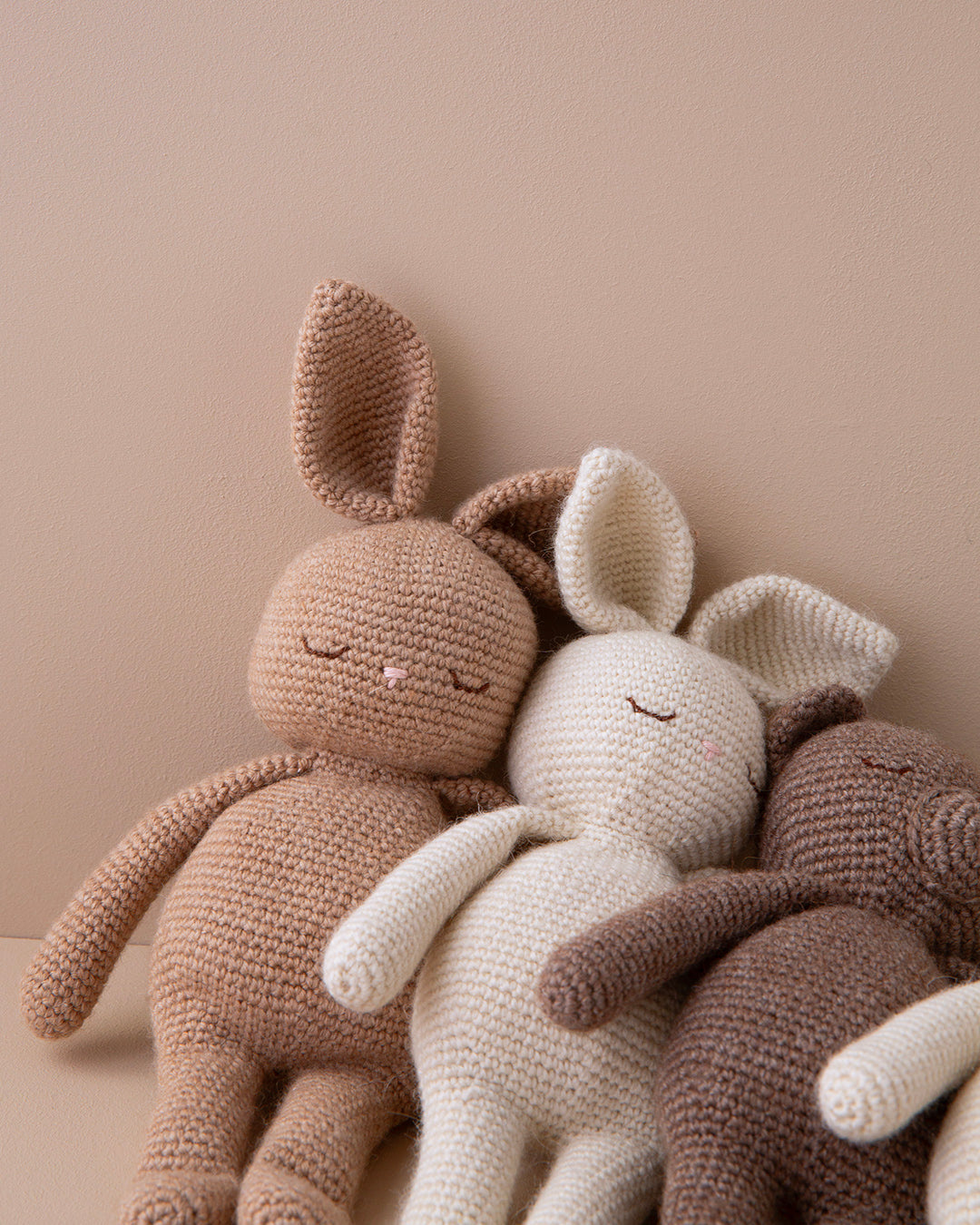 Patti Oslo Bunny | wool - beige Organic Soft Toys