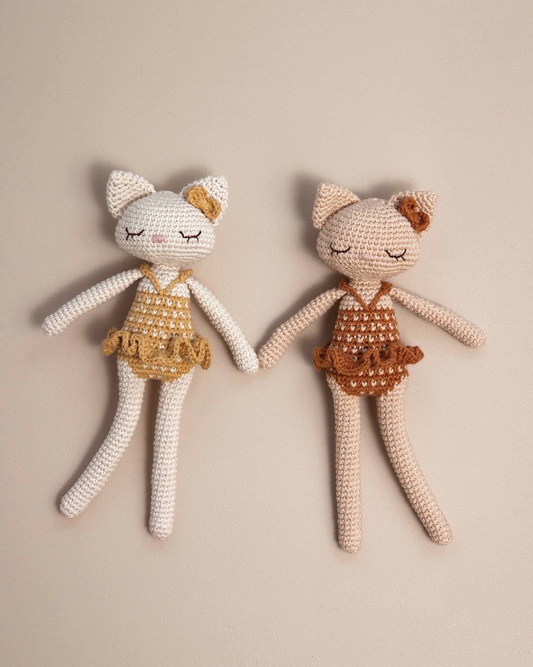 Patti Oslo Camille the Housecat I saddle brown Organic Soft Toys