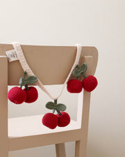 Patti Oslo Cherry Pram Chain | with bell Music Mobiles & Pram Chains