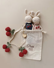Patti Oslo Cherry Pram Chain | with bell Music Mobiles & Pram Chains
