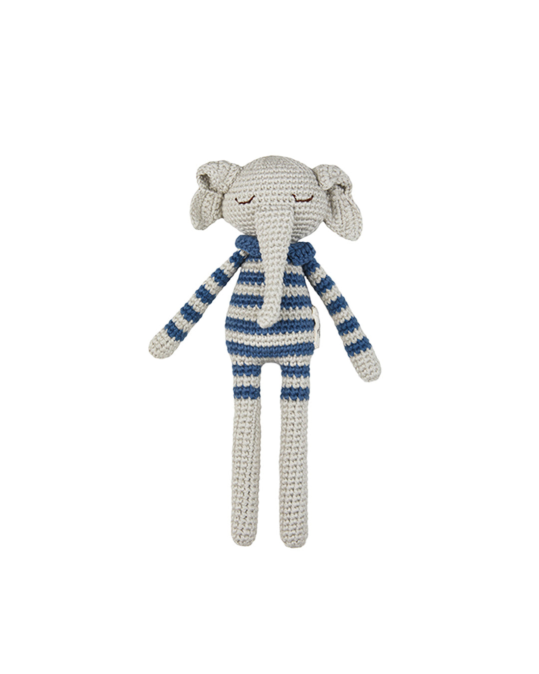 Patti Oslo Ellie Elephant | striped raf Organic Soft Toys