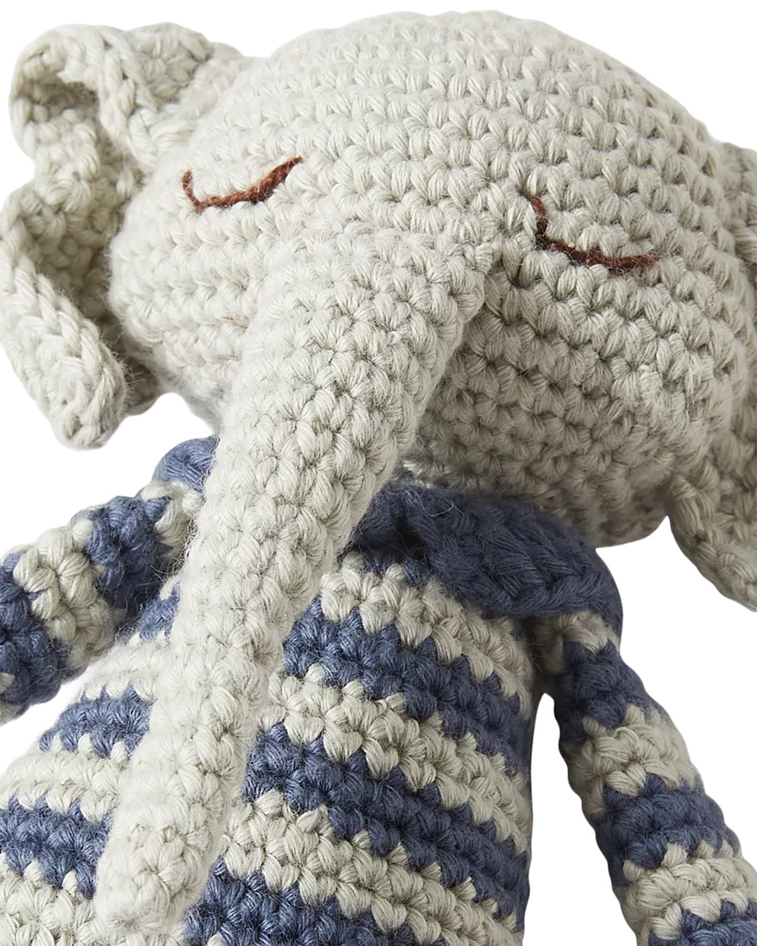 Patti Oslo Ellie Elephant | striped raf Organic Soft Toys
