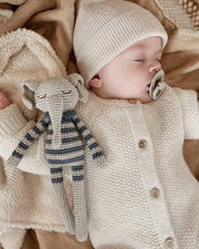 Patti Oslo Ellie Elephant | striped raf Organic Soft Toys
