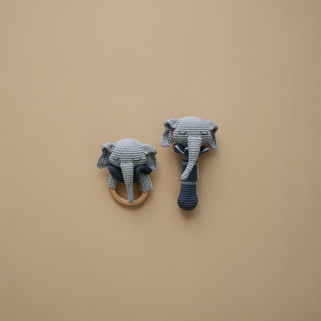 Patti Oslo Ellie the Elephant Rattle | with bell Teething Rings & Rattles & Baby Gym Toys